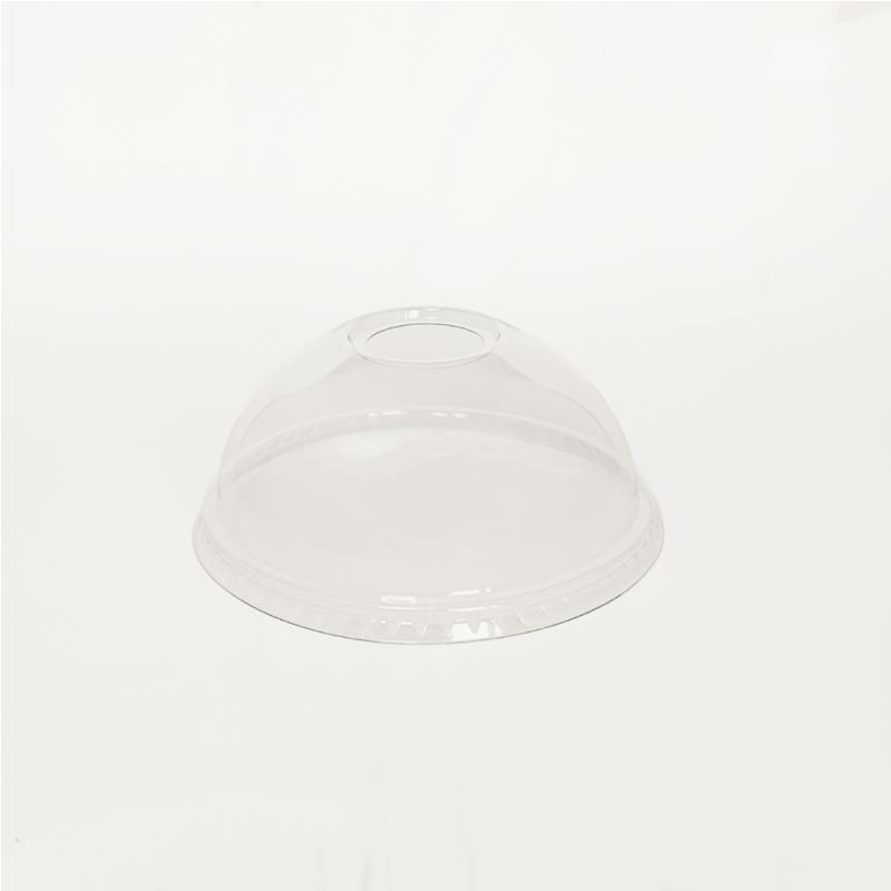 Tapa PET Domo Cerrado Plano, 98.5 mm
